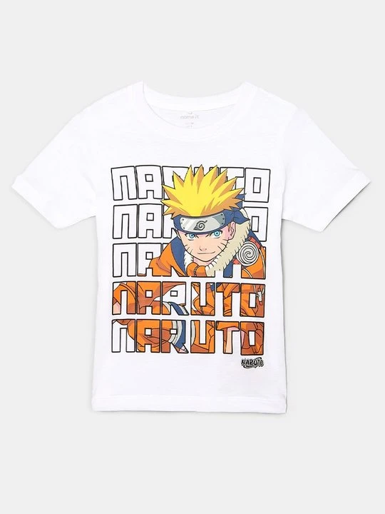 Zdjęcie produktu T-shirt z nadrukiem NAME IT biały