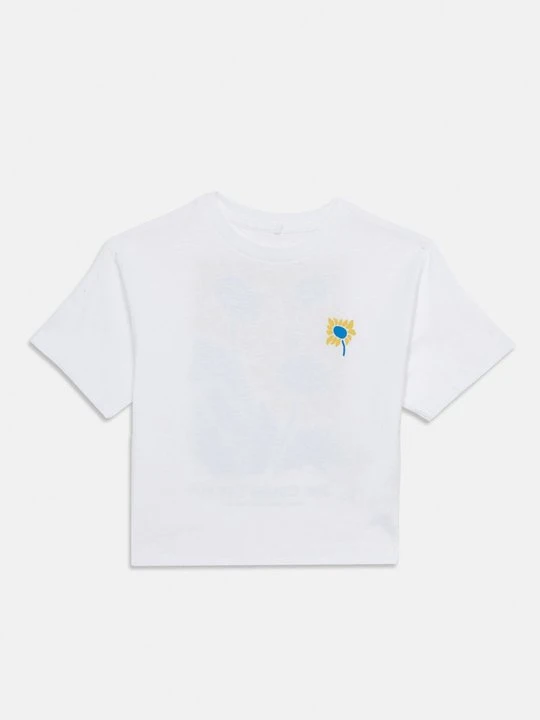 Zdjęcie produktu T-shirt z nadrukiem NAME IT biały
