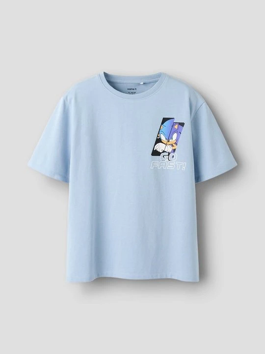 Zdjęcie produktu T-shirt z nadrukiem NAME IT jasnoniebieski
