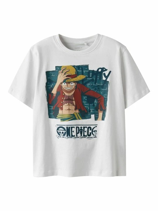 Zdjęcie produktu T-shirt z nadrukiem NAME IT mleczny