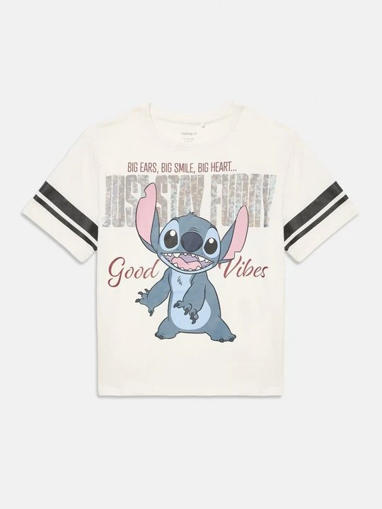 Zdjęcie produktu T-shirt z nadrukiem NAME IT mleczny