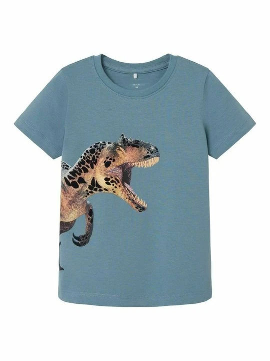 Zdjęcie produktu T-shirt z nadrukiem NAME IT turkusowy