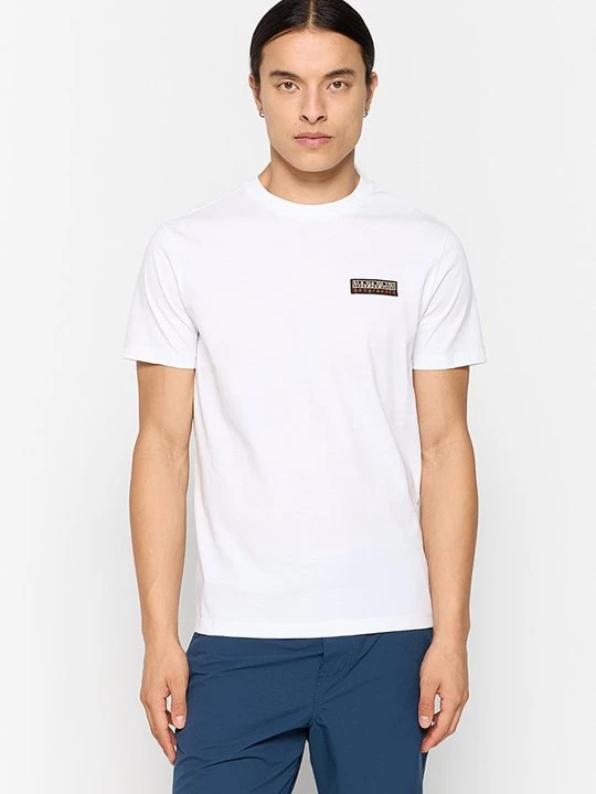 Zdjęcie produktu T-shirt z nadrukiem Napapijri biały