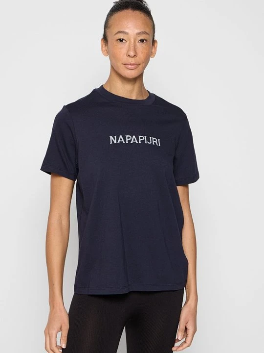 Zdjęcie produktu T-shirt z nadrukiem Napapijri granatowy