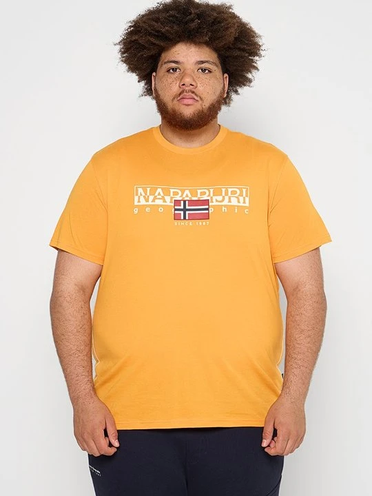 Zdjęcie produktu T-shirt z nadrukiem Napapijri różowy