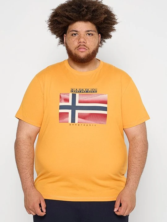 Zdjęcie produktu T-shirt z nadrukiem Napapijri różowy