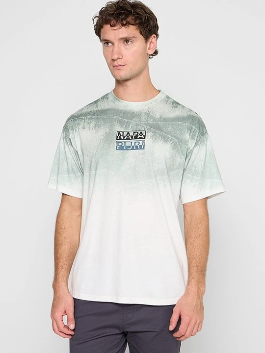 Zdjęcie produktu T-shirt z nadrukiem Napapijri biały