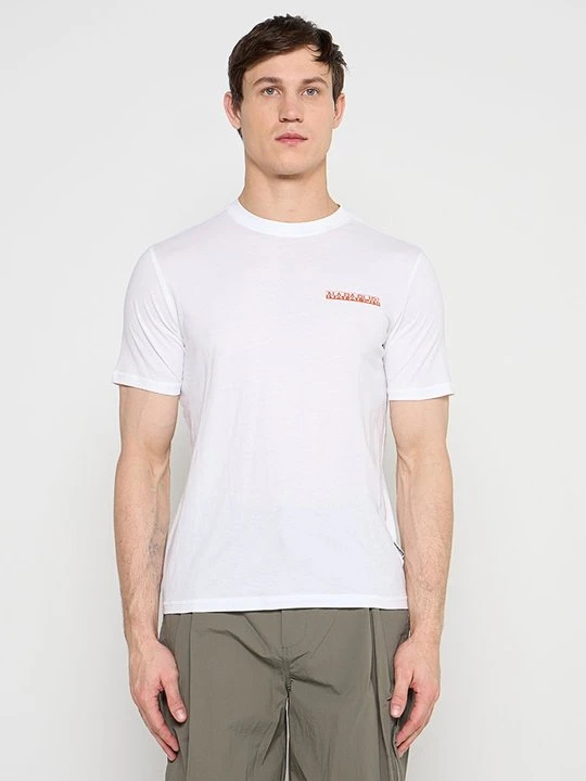 Zdjęcie produktu T-shirt z nadrukiem Napapijri biały