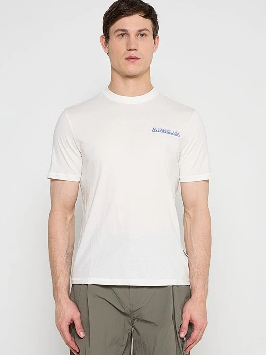 Zdjęcie produktu T-shirt z nadrukiem Napapijri biały