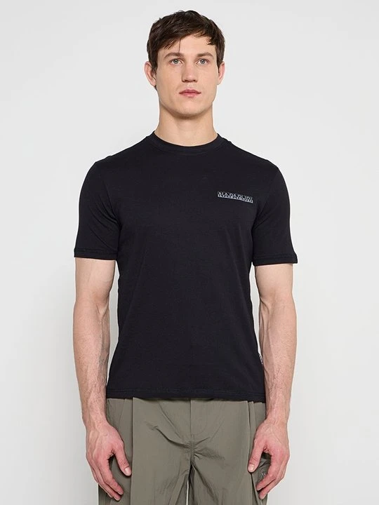 Zdjęcie produktu T-shirt z nadrukiem Napapijri czarny