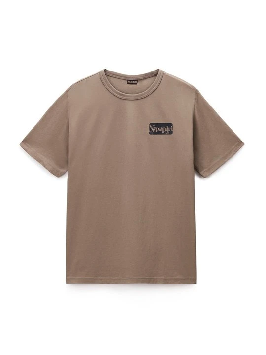 Zdjęcie produktu T-shirt z nadrukiem Napapijri beżowy