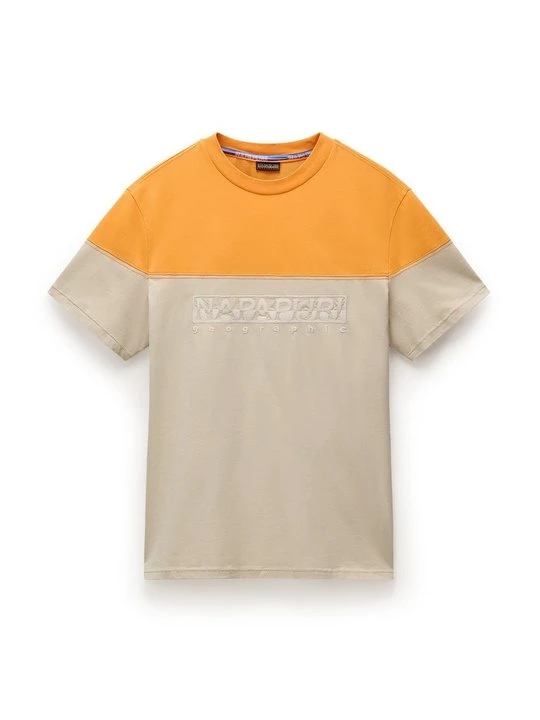Zdjęcie produktu T-shirt z nadrukiem Napapijri beżowy