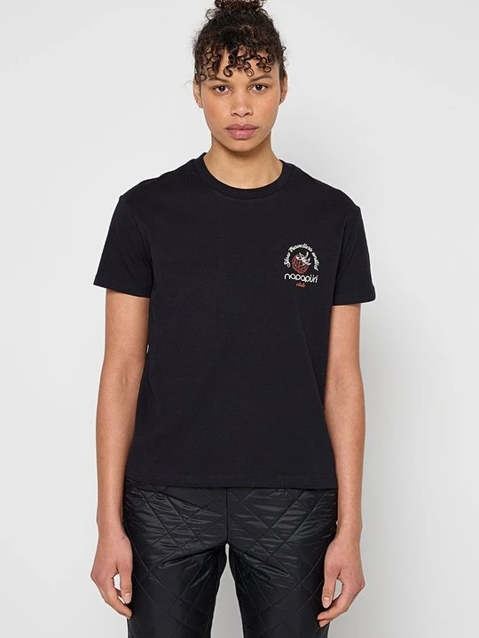 Zdjęcie produktu T-shirt z nadrukiem Napapijri czarny