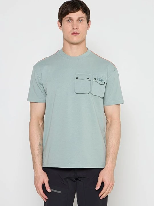 Zdjęcie produktu T-shirt z nadrukiem Napapijri zielony