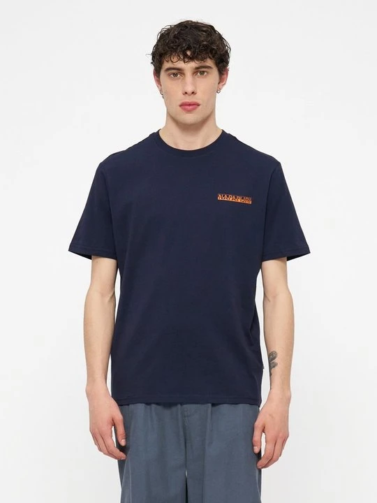 Zdjęcie produktu T-shirt z nadrukiem Napapijri granatowy