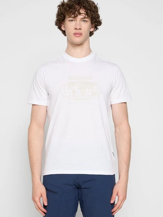 Zdjęcie produktu T-shirt z nadrukiem Napapijri biały