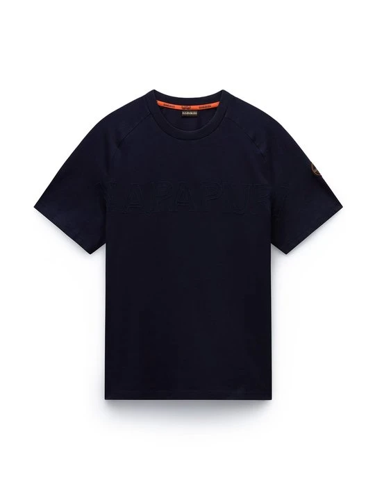 Zdjęcie produktu T-shirt z nadrukiem Napapijri niebieski