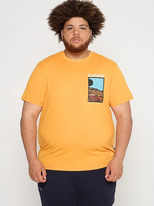 Zdjęcie produktu T-shirt z nadrukiem Napapijri różowy