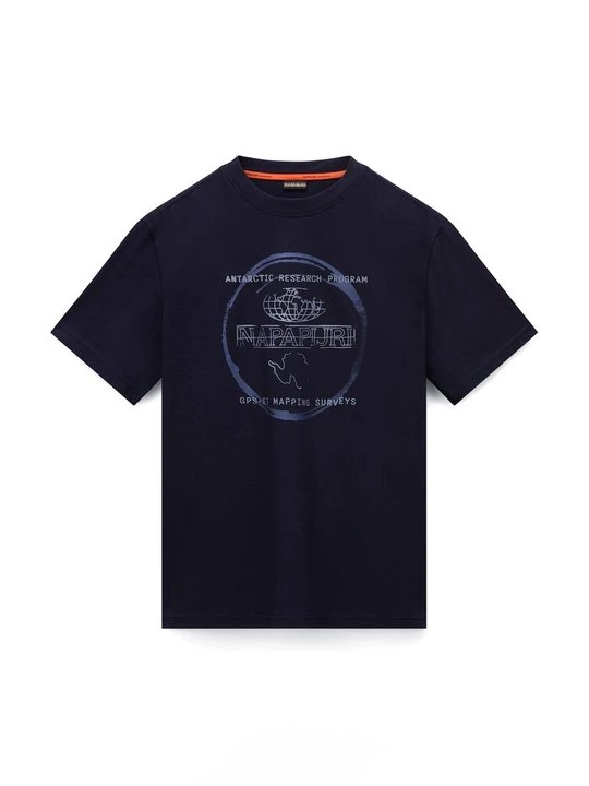 Zdjęcie produktu T-shirt z nadrukiem Napapijri granatowy