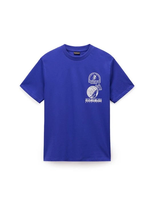 Zdjęcie produktu T-shirt z nadrukiem Napapijri granatowy