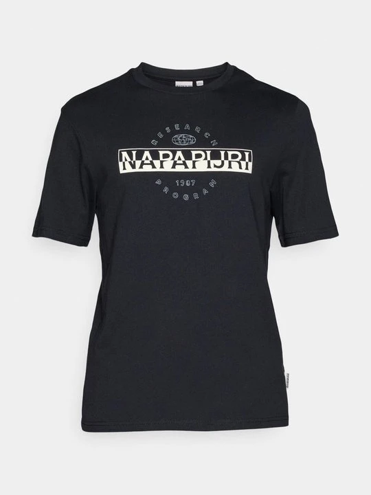 Zdjęcie produktu T-shirt z nadrukiem Napapijri czarny