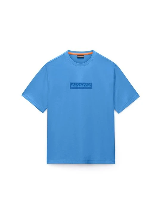 Zdjęcie produktu T-shirt z nadrukiem Napapijri niebieski