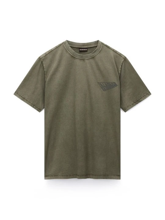 Zdjęcie produktu T-shirt z nadrukiem Napapijri jasnozielony