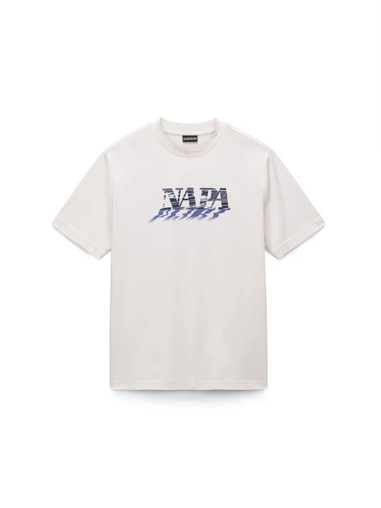 Zdjęcie produktu T-shirt z nadrukiem Napapijri granatowy