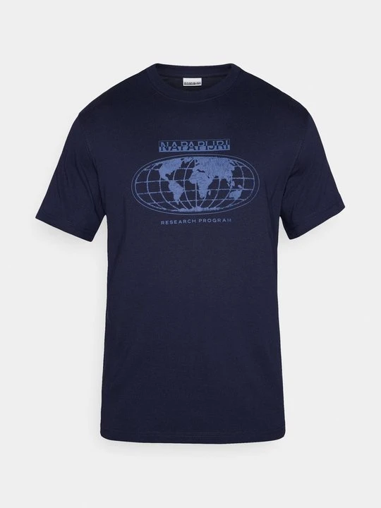 Zdjęcie produktu T-shirt z nadrukiem Napapijri granatowy