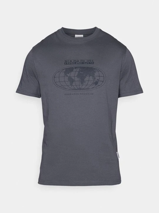 Zdjęcie produktu T-shirt z nadrukiem Napapijri szary