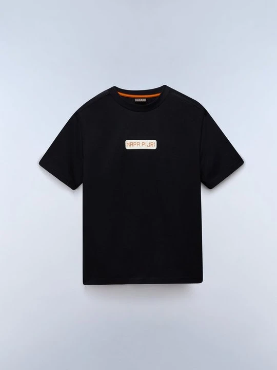 Zdjęcie produktu T-shirt z nadrukiem Napapijri czarny
