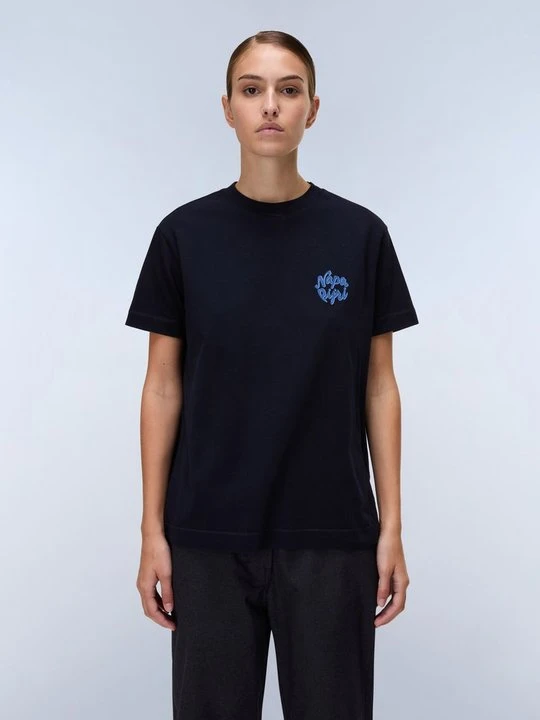 Zdjęcie produktu T-shirt z nadrukiem Napapijri niebieski