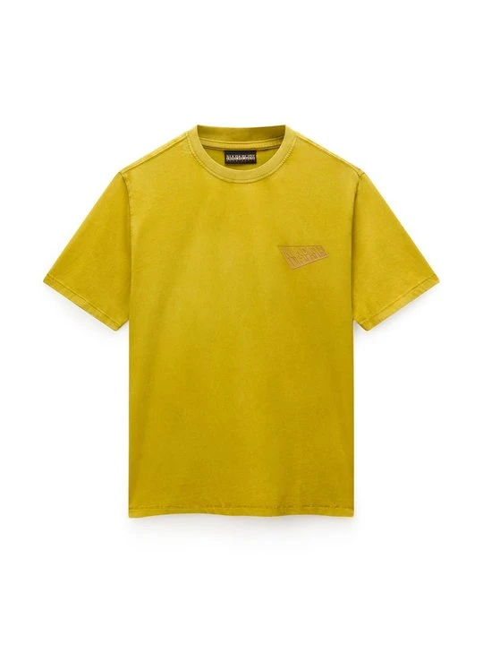 Zdjęcie produktu T-shirt z nadrukiem Napapijri żółty