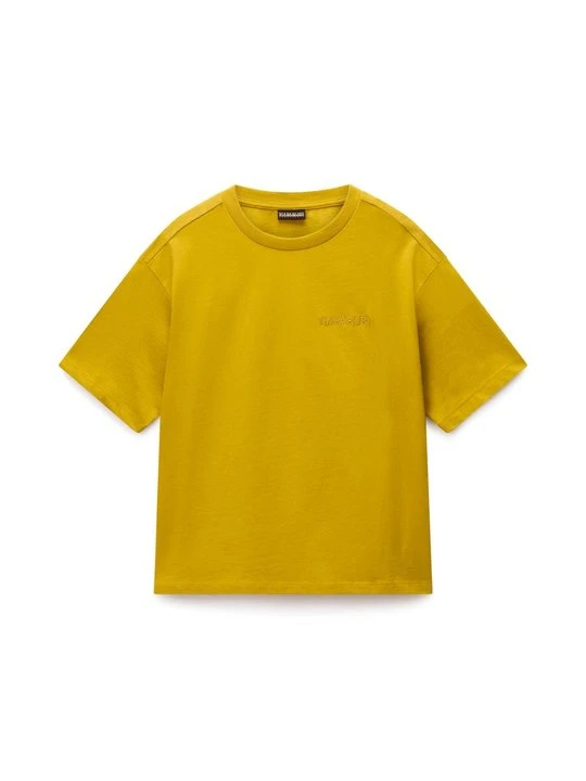 Zdjęcie produktu T-shirt z nadrukiem Napapijri żółty
