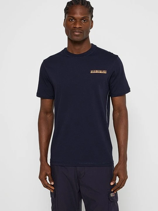 Zdjęcie produktu T-shirt z nadrukiem Napapijri granatowy