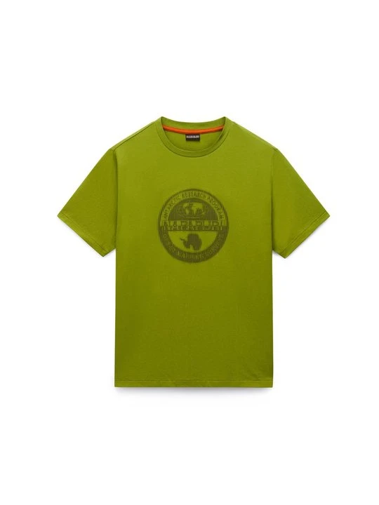 Zdjęcie produktu T-shirt z nadrukiem Napapijri oliwkowy