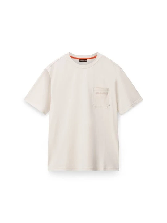 Zdjęcie produktu T-shirt z nadrukiem Napapijri beżowy