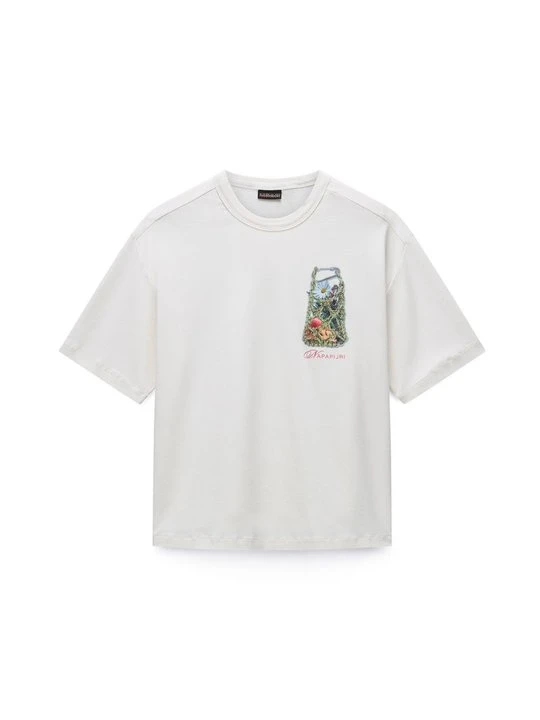 Zdjęcie produktu T-shirt z nadrukiem Napapijri biały