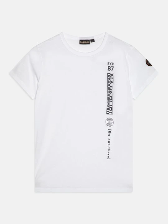 Zdjęcie produktu T-shirt z nadrukiem Napapijri biały