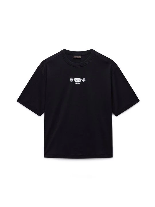 Zdjęcie produktu T-shirt z nadrukiem Napapijri czarny