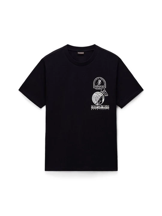 Zdjęcie produktu T-shirt z nadrukiem Napapijri czarny