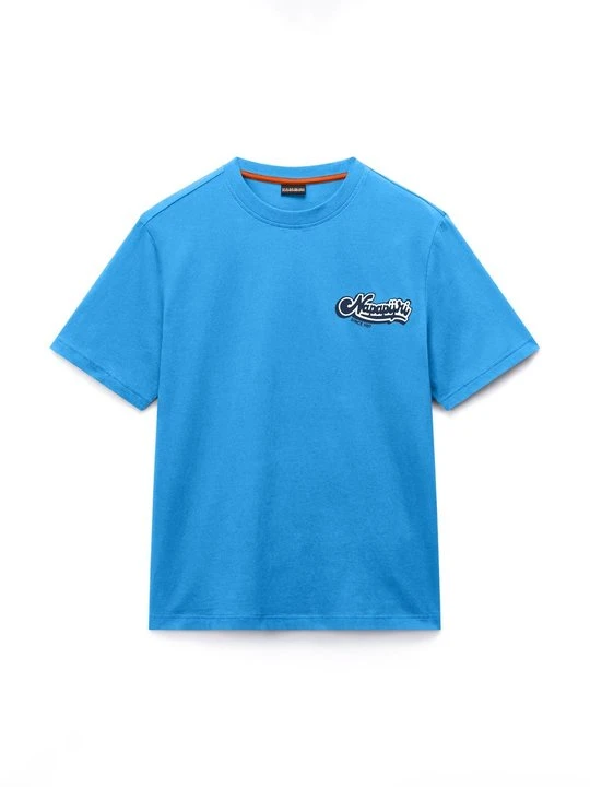 Zdjęcie produktu T-shirt z nadrukiem Napapijri granatowy