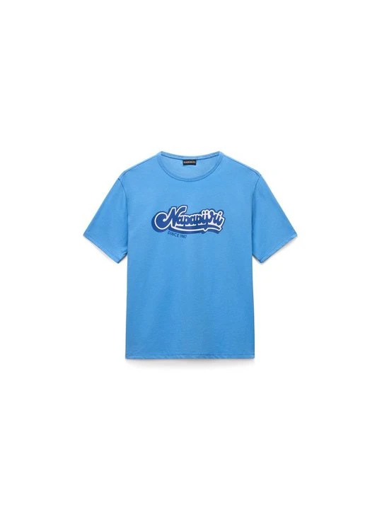 Zdjęcie produktu T-shirt z nadrukiem Napapijri niebieski