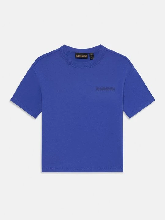 Zdjęcie produktu T-shirt z nadrukiem Napapijri niebieski