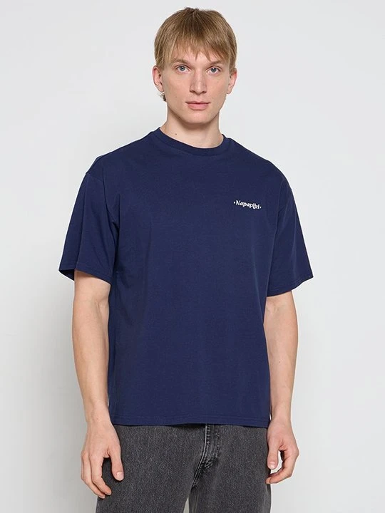 Zdjęcie produktu T-shirt z nadrukiem Napapijri butelkowa zieleń