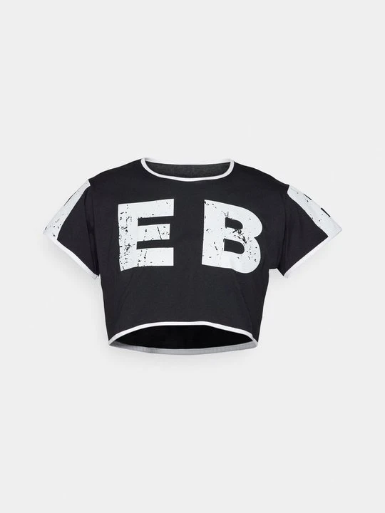 Zdjęcie produktu T-shirt z nadrukiem NEBBIA czarny