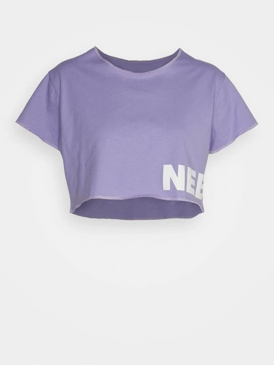 Zdjęcie produktu T-shirt z nadrukiem NEBBIA liliowy