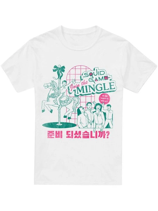 Zdjęcie produktu T-shirt z nadrukiem NETFLIX biały