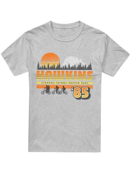 Zdjęcie produktu T-shirt z nadrukiem NETFLIX ciemnoszary