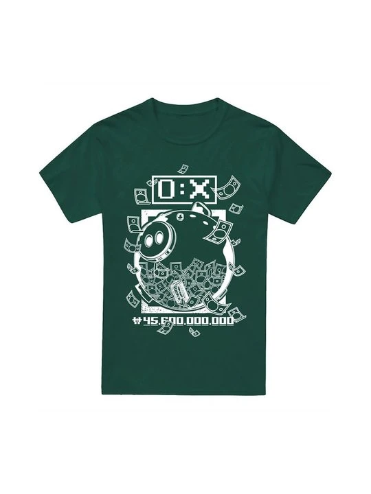Zdjęcie produktu T-shirt z nadrukiem NETFLIX ciemnozielony
